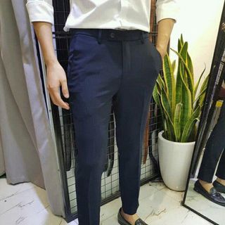 quần tây âu mầu than đậm