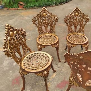 Bàn Ghế Nhôm Đúc