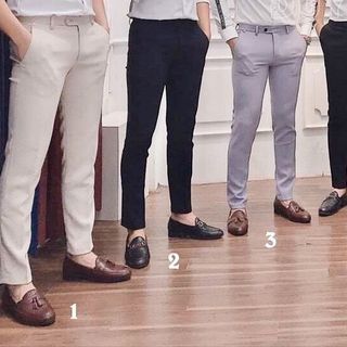 quần tây âu mầu đen