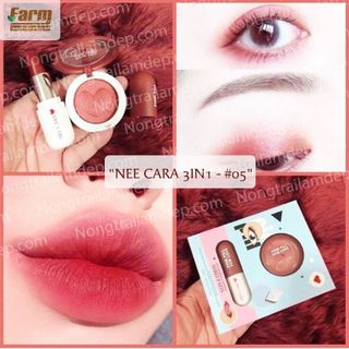 Set Màu Mắt Son Má Hồng 3in1 Nee Cara