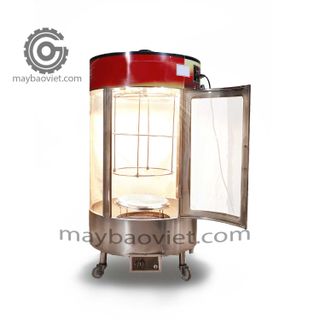 Lò quay vịt kính xoay 680 dùng gas - Máy Bảo Việt