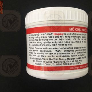 Mỡ chịu nhiệt Sopex trắng chịu nhiệt cao