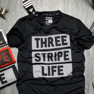 Áo thun thể thao THREE STRIPE LIFE