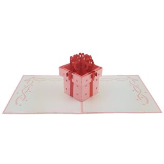 Thiệp hộp quà 3d