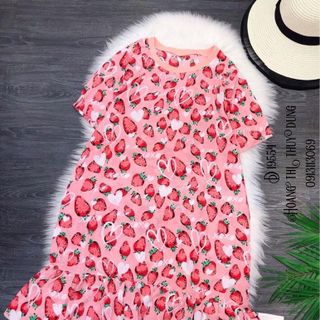 ĐẦM SUÔNG HỌA TIẾT ĐUÔI CÁ