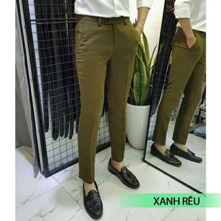 quần tây âu mầu rêu