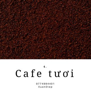 BỘT CAFE TƯƠI