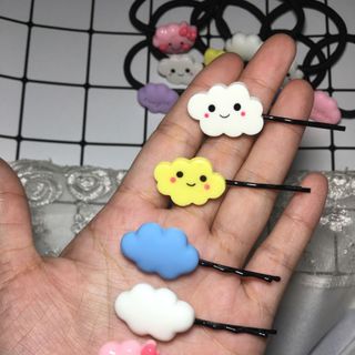 Kẹp tóc - dây cột tóc hình mây
