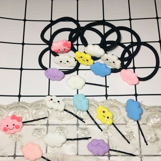 Kẹp tóc - dây cột tóc hình mây