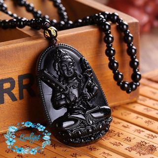 Dây chuyền Hư Không Tạng Bồ Tát - đen
