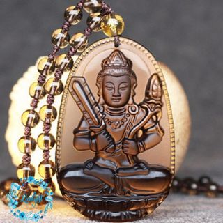 Dây chuyền Hư Không Tạng Bồ Tát - nâu đất