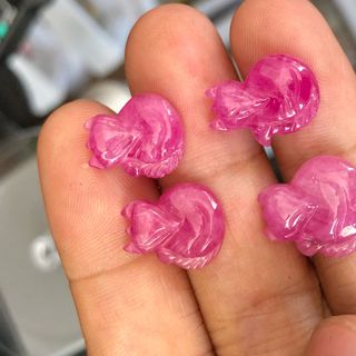 Hồ ly ruby thiên nhiên size 1-15 cm
