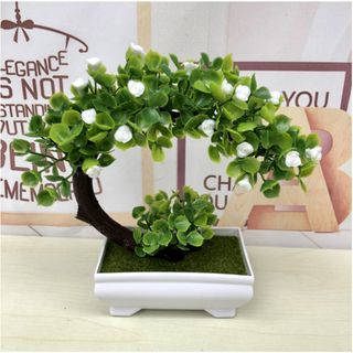 Cây kiểng giả để bàn trang trí - cây bonsai giả