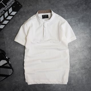 Aó thun Nam cổ trụ tay ngắn - B023