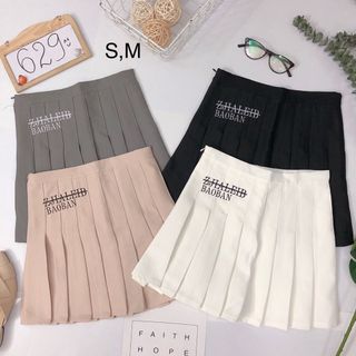 Chân váy tennis thêu Mẫu cực xinh xinh dễ mix đồ nè Trẻ trung xinh tươi