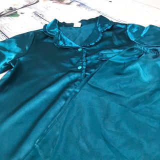 Pyjama cổ bèo quần lửng