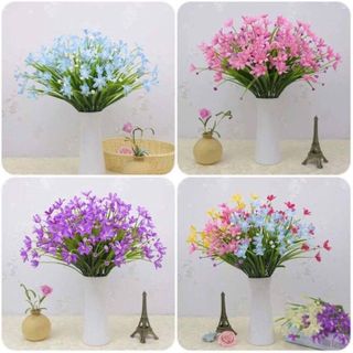 Cành hoa giả nhí 24-28 bông trang trí 35cm