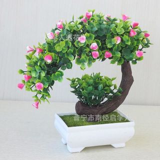 Cây kiểng giả để bàn trang trí - cây bonsai giả