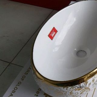 LAVABO ĐẶT BÀN - OVAL HOA VĂN giá sỉ