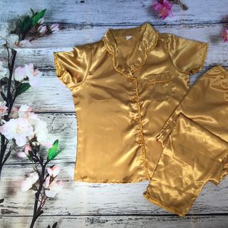 Pyjama cổ bèo quần dài
