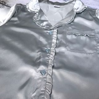 Pyjama cổ bèo quần dài