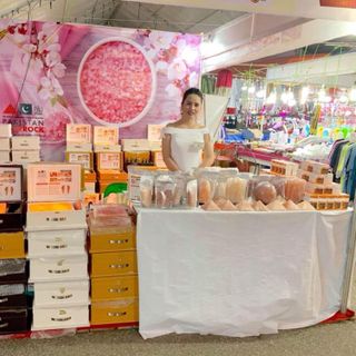 Lô đá muối hộp gỗ tuỳ kích thước