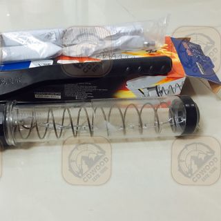 Bơm Mỡ Cầm Tay 2 Ti Thân Trong Suốt 2 van thoát khí