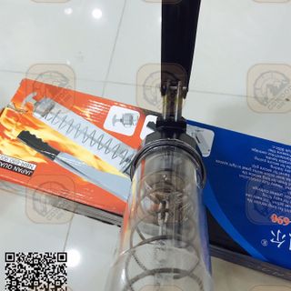 Bơm Mỡ Cầm Tay 2 Ti Thân Trong Suốt 2 van thoát khí