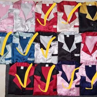 Pyjama cổ ve quần đùi tay ngắn