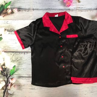 Pyjama cổ ve quần đùi tay ngắn