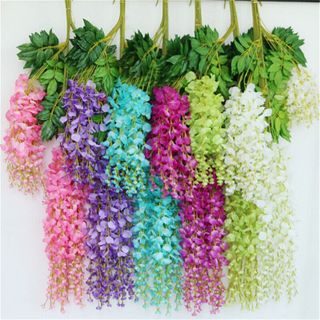 Cành hoa fuji 3 nhánh dài 1m1 trang trí đám cưới nhà cửa nhà hàng