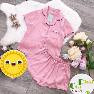 Pyjama cổ bèo quần đùi