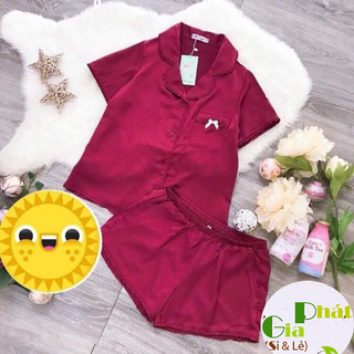 Pyjama cổ bèo quần đùi