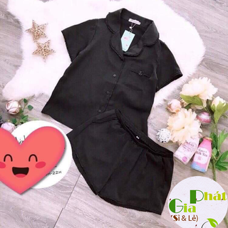 Pyjama cổ bèo quần đùi
