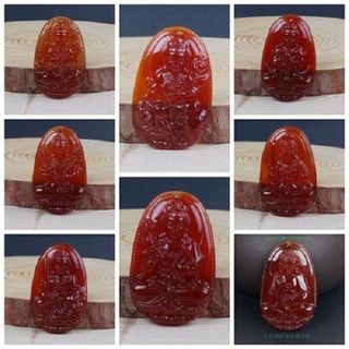 Mặt Phật mã não đỏ size 2537