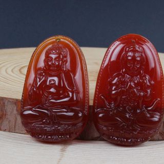 Mặt Phật mã não đỏ size 2537