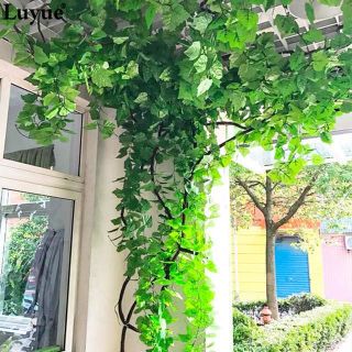 Dây lá nho giả trang trí nhà cửa nhà hàng khách sạn 23m