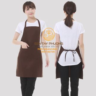 TẠP DỀ ĐỒNG PHỤC MÀU NÂU CAFE HÀNG ĐẸP GIÁ GỐC XƯỞNG CẮT MAY