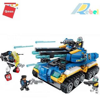 Bộ đồ chơi ghép hình lego QMAN 2713 - Xe tăng hủy diệt