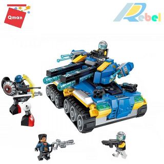 Bộ đồ chơi ghép hình lego QMAN 2713 - Xe tăng hủy diệt