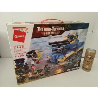 Bộ đồ chơi ghép hình lego QMAN 2713 - Xe tăng hủy diệt