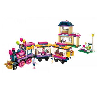 Bộ đồ chơi xếp hình lego QMAN 2015 - Đoàn tàu vui vẻ