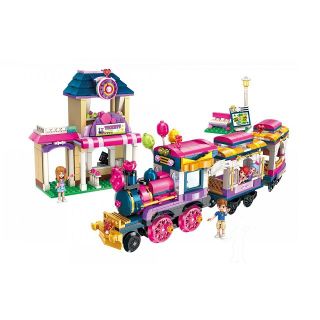 Bộ đồ chơi xếp hình lego QMAN 2015 - Đoàn tàu vui vẻ