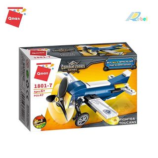 Bộ xếp hình QMAN 1801 - TRỰC THĂNG CHIẾN ĐẤU