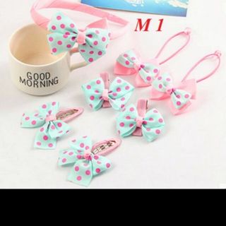 Set kẹp tóc 7 món cho bé
