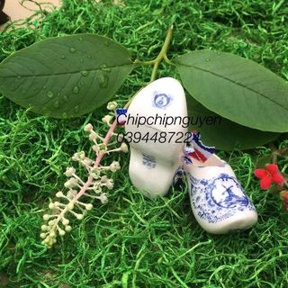 Giày gốm sứ mini trang trí