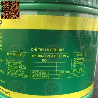 Mỡ bò chịu nhiệt cao cấp đóng hộp Lipex 3