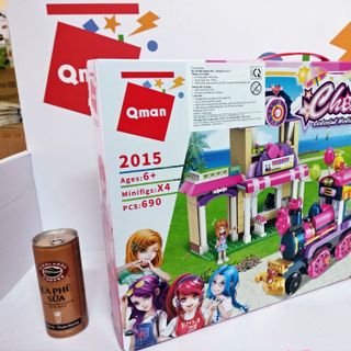 Bộ đồ chơi xếp hình lego QMAN 2015 - Đoàn tàu vui vẻ