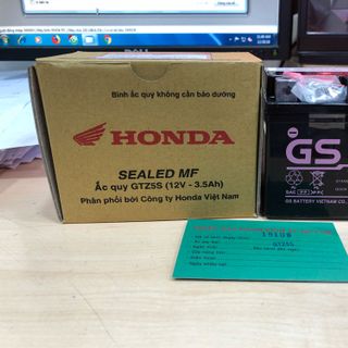Bình Ắcquy GTZ5S 12v -35Ah Cho Xe Máy