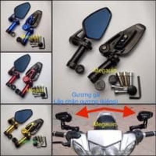 Gương gù gắn chân gương